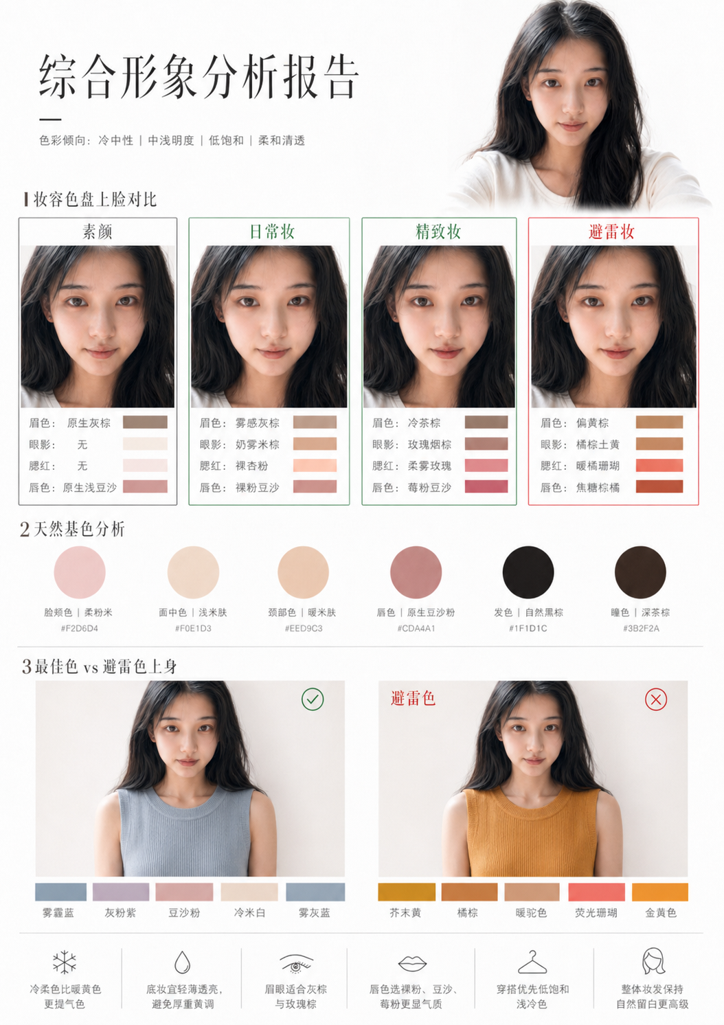 综合形象分析报告样图