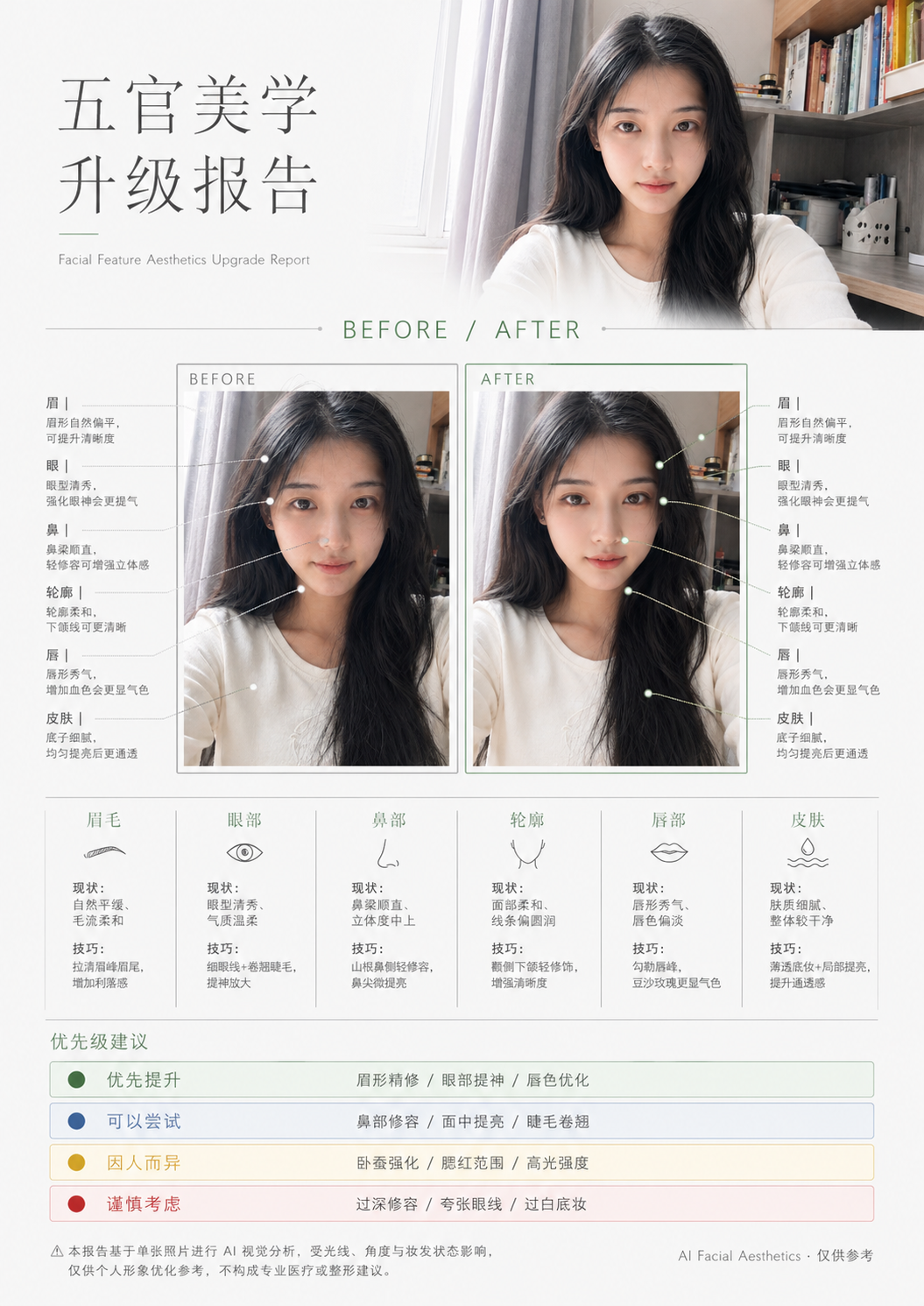 五官美学升级报告样图
