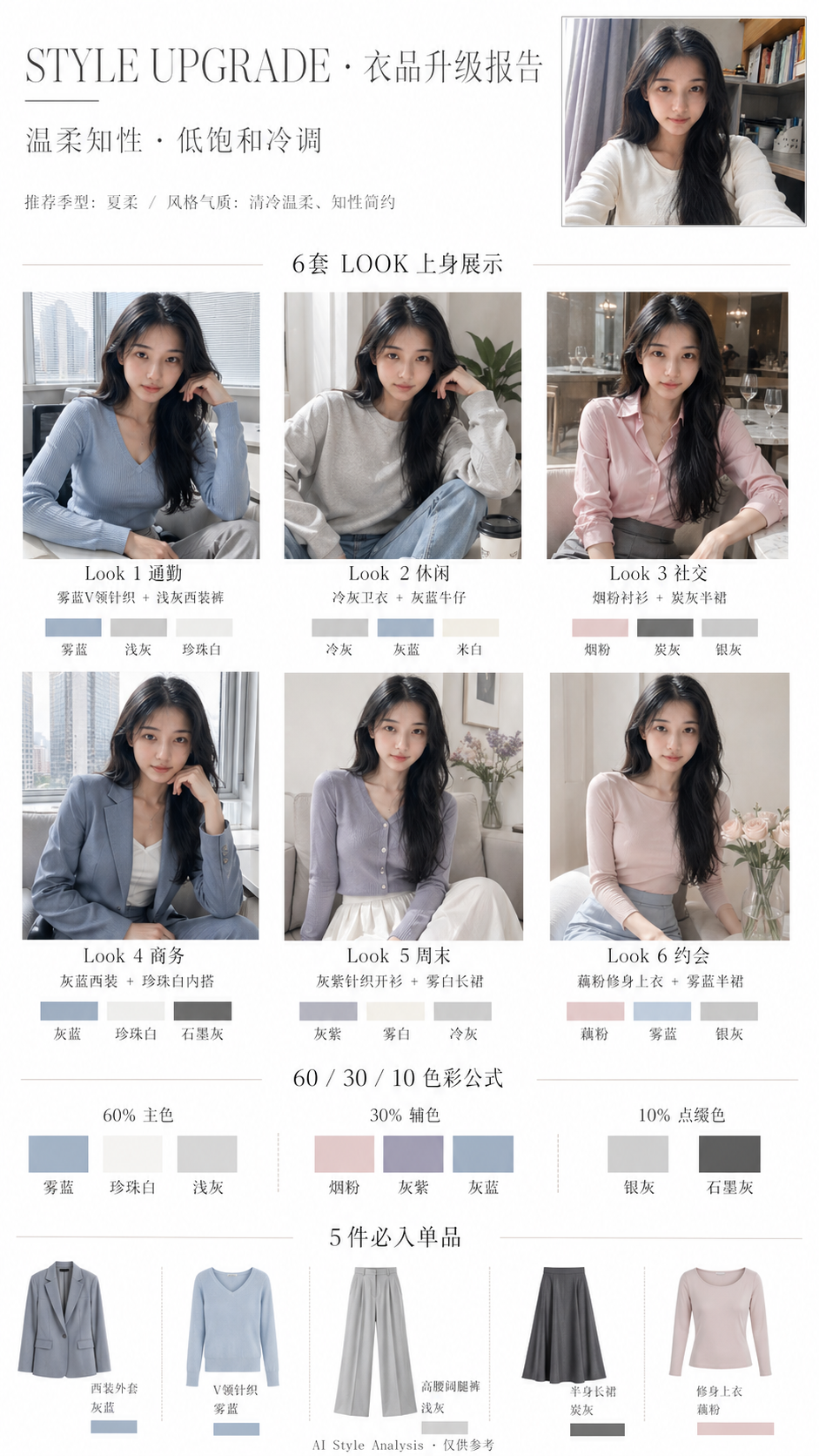 衣品升级报告样图